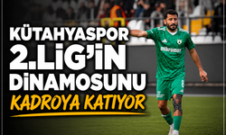 Kütahyaspor, 2.Lig’in dinamosunu kadroya katıyor