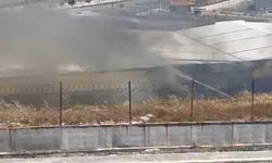 Kütahya'da korku dolu anlar: Fabrika alev alev yandı