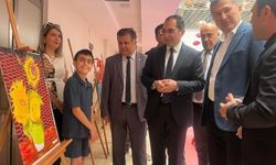 Tavşanlı'da 'Özel' öğrencilerin eserleri beğeni topladı
