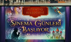 Altıntaş'ta sinema günleri başladı: Çocuklar salonu kahkahalarıyla neşelendirdi