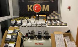 Kütahya'da iş yeri kaçak ürün yuvası çıktı: Ele geçirilenler şaşkınlık yarattı