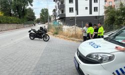 Kütahya'da Feci Kaza! Motosiklet Sürücüsü Yola Savruldu