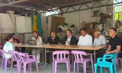 Kütahya'nın Hisarcık ilçesinde AK Parti'den hane ziyaretleri