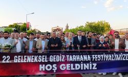 22. Geleneksel Gediz Tarhana Festivali coşkulu törenle açıldı