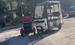 Kütahya'da sokak üzerinde kanlı kaza: 1 yaralı