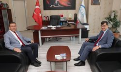 Başkan Kahveci’den SGK İl Müdürü Sayar’a Ziyaret