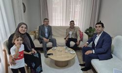 Kütahya Aile ve Sosyal Hizmetler İl Müdürlüğü'nden Gazi Tüfek'e geçmiş olsun ziyareti