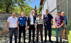 Hisarcık Kaymakamı Atam, yaşlı çiftin evine konuk oldu