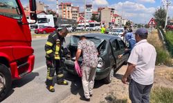 Kütahya'da kavşak karıştı: 2 yaralı