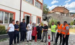 Şaphane'de Engelli Bakım Merkezi'nde yangın güvenliği eğitimi düzenlendi