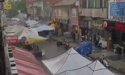 Tavşanlı'da sağanak kabusu: Dükkan ve caddeler sular altında kaldı