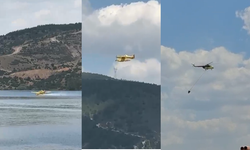 Kütahya semalarında yangın alarmı: Helikopter ve uçaklar Tavşanlı için havalandı
