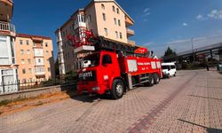 Kütahya'da evin mutfağında başlayan yangında felaketin eşiğinden dönüldü