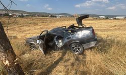 Tavşanlı'da Trafik Kazası: Otomobil Hurdaya Döndü, 1 Yaralı