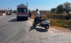 Kütahya'da kontrolden çıkan motosiklet takla atarak devrildi: 1 yaralı