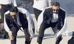 Tavşanlı'da asırlık düğün gelenekleri görenleri eğlendiriyor, damada zor anlar yaşatıyor