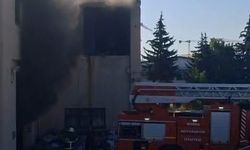 Bursa'da metal fabrikasında yangın