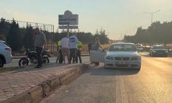 Otomobil ile motosiklet çarpıştı: 1 yaralı