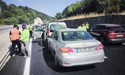 Zincirleme Kaza! 4 Araç Birbirine Girdi, 1 Yaralı