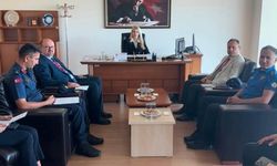 Altıntaş'ta Zafer Havalimanı Güvenlik Komisyonu Toplantısı düzenlendi