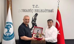 Emet Belediye Başkanı Koca'dan, Domaniç Belediye Başkanı Uysal'a ziyaret