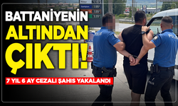 Battaniyenin Altından Çıktı! 7 Yıl 6 Ay Cezalı Şahıs Yakalandı!