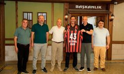 TKİ Tavşanlı Linyitspor yönetiminden Başkan Derin'e ziyaret