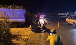 Kütahya'da motosiklet ve kamyon çarpıştı: 2 yaralı