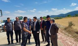 Dumlupınar Kaymakamı Karahan, köy ziyaretinde vatandaşlarla bir araya geldi