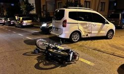 Kütahya'da otomobil ve motosiklet çarpıştı: 1 yaralı
