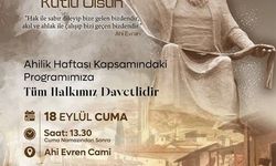 Kütahya’da Ahilik Haftası programı belli oldu