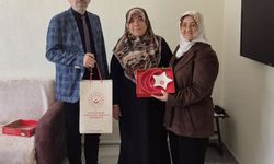 Kütahya'da şehit İsa Özbek'in ailesine anlamlı ziyaret