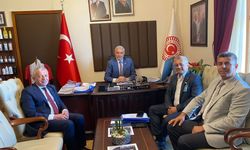 Şaphane Belediye Başkanı Mutlu'dan, Kütahya Milletvekili Biçer'e ziyaret