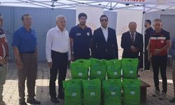 Şaphane'de çiftçilere hibe destekli bordo bulamacı dağıtımı gerçekleştirildi