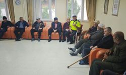Kütahya'da huzurevi sakinleri ve personele trafik güvenliği eğitimi verildi