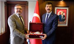 MHP Kütahya İl Başkanı Türker'den, KSBÜ Rektörü Tekin’e ziyaret