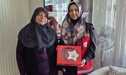 Kütahya'da şehit ailesine anlamlı ziyaret
