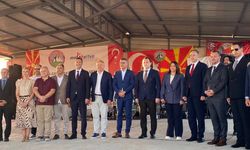 Makedonya'da Yörük Festivali coşkusu: Tavşanlı Belediye Başkanı Derin'e plaket takdim edildi