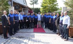Tavşanlı'da Başkan Derin, zabıta personeli ile kahvaltı programında buluştu