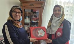 Kütahya Aile ve Sosyal Hizmetler İl Müdürlüğü personelinden şehit ailesine ziyaret