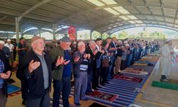 Hisarcık’ta şükür ve yağmur duası için buluştular
