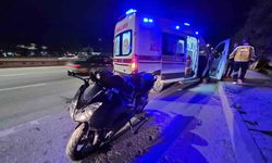 Çevre Yolu'nda motosiklet otomobile arkadan çarptı