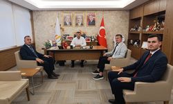 Gediz Ülkü Ocakları Başkanı Türk'ten, Başkan Akel'e ziyaret