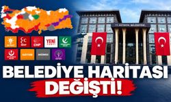 Belediye haritası değişti! Türkiye’de belediyelerin siyasi dağılımında dikkat çeken değişim