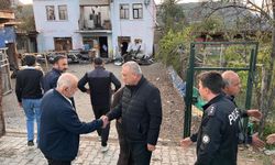 Domaniç'te Başkan Uysal'dan, yangın mağduru aileye ziyaret