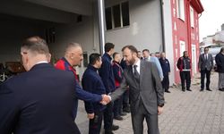 AK Parti Kütahya Milletvekilleri Bayırcı ve Demir'den, Tavşanlı İtfaiye Müdürlüğü'ne ziyaret