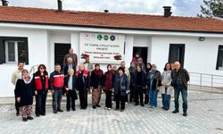 Eskişehir’den Kütahya’ya tarım ziyareti: Kadın çiftçiler ahududu bahçelerini inceledi