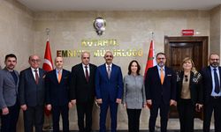 KUTSO Yönetiminden Kütahya Emniyet Müdürü Tandoğan’a hayırlı olsun ziyareti