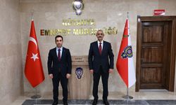 Kütahya Cumhuriyet Başsavcısı Kılıç’tan, Emniyet Müdürü Tandoğan’a hayırlı olsun ziyareti