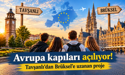 Tavşanlı'da gençlere Avrupa kapıları açılıyor: Brüksel’e uzanan proje!